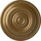 Ekena Millwork Niobe Ceiling Medallion (Fits Canopies up to 8 5/8"), Hand-Painted Pale Gold, 18"OD x 1 1/2"P CM18NIPAS - alternate 1